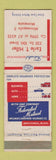 Matchbook Cover - Federated Mutual Insurance Earl Hiller Minneapolis MN WEAR
