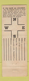 Matchbook Cover - Emma Bayliss Insurance Real Estate Washington DC