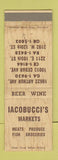 Matchbook Cover - Iacobucci's Markets Grocery Cleveland? WEAR