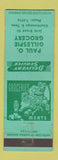 Matchbook Cover - Paul O Gillespie Grocery Chattanooga TN WEAR