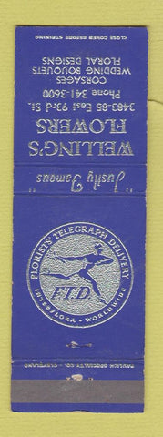 Matchbook Cover - Welling's Flowers Cleveland? OH