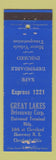 Matchbook Cover - Great Lakes Driveway Corp Cleveland OH WEAR