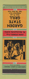 Matchbook Cover - Garden State Grill John Ziomek Merchantville