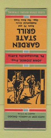 Matchbook Cover - Garden State Grill John Ziomek Merchantville