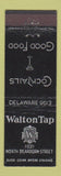 Matchbook Cover - Walton Tap Chicago IL
