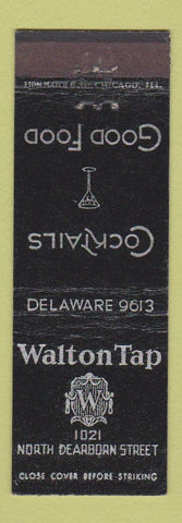 Matchbook Cover - Walton Tap Chicago IL