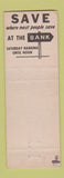 Matchbook Cover - South East National Bank Chicago IL