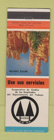 Matchbook Cover - Ahorre COOP