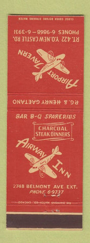 Matchbook Cover - Airport Tavern Chicago IL