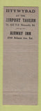 Matchbook Cover - Airport Tavern Chicago IL