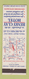 Matchbook Cover - Henry Clay Hotel Louisville KY