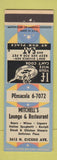 Matchbook Cover - Mitchell's Lounge Restaurant Chicago IL