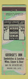 Matchbook Cover - George's Inn Chicago IL ARROW
