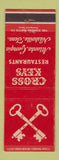 Matchbook Cover - Cross Keys Restaurants Atlanta GA Nashville TN