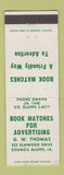 Matchbook Cover - Book Matches for Advertising Council Bluffs IA