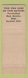 Matchbook Cover - Book Matches for Advertising Council Bluffs IA