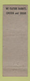 Matchbook Cover - Grandma's Inn Chicago IL