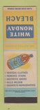 Matchbook Cover - White Monday Bleach