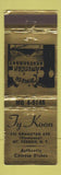 Matchbook Cover - Ty Koon Chinese Restaurant Mount Vernon NY