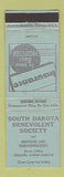 Matchbook Cover - South Dakota Benevolent Society Insurance Doland SD