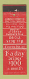Matchbook Cover - National Protective Insurance Agency Kansas City MO