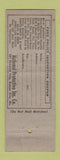 Matchbook Cover - National Protective Insurance Agency Kansas City MO