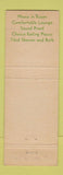 Matchbook Cover - Motel Mercury Dearborn MI