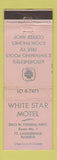 Matchbook Cover - White Star Motel Fort Lauderdale FL WEAR