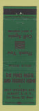 Matchbook Cover - Pines Motel Tourist Home Albany NY