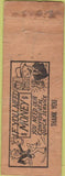 Matchbook Cover - Lazarus Loan Co ST Paul MN POOR