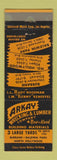 Matchbook Cover - Arkay Wrecking Lumber North Hollywood Burbank CA