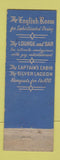 Matchbook Cover - Myles Standish HOTel Boston MA