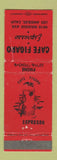 Matchbook Cover - Cafe Figaro Espresso Los Angeles CA WEAR