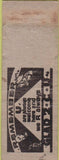 Matchbook Cover - 61 Way Cafe Pine City MN Advance WORN low phone #