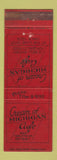 Matchbook Cover - Cream of Michigan Cafe Detroit MI