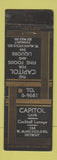 Matchbook Cover - Capitol Cafe Detroit MI