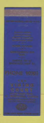 Matchbook Cover - Viking Court Motel St Petersburg FL