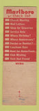 Matchbook Cover - Marlboro Men's Clothes Al's Department Store