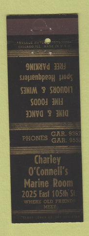 Matchbook Cover - Charley O'Connell's Marine Room ADVANCE
