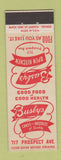 Matchbook Cover - Busby's Open Kitchen