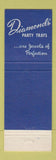 Matchbook Cover - Diamonds' Restaurants Cleveland? OH