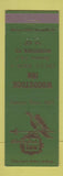Matchbook Cover - Woodstock Inn VT low phone #