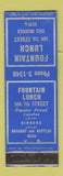 Matchbook Cover - Fountain Lunch Des Moines IA WEAR
