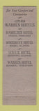 Matchbook Cover - Alliance Hotel Alliance NE
