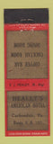 Matchbook Cover - Healey's American Hotel Carbondale PA WEAR