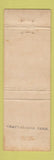 Matchbook Cover - Henderson Body Shop Chattanooga TN