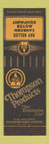 Matchbook Cover - Thompson Products Auto Parts Ray Keller Sanborn Motor