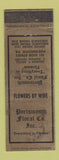 Matchbook Cover - Portsmouth Floral Company VA WEAR