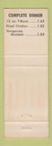 Matchbook Cover - Boulevard Grill Bell Gardens CA Hungarian