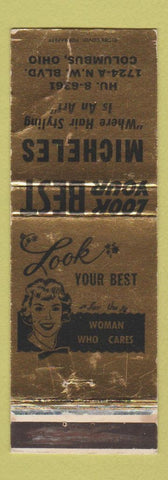 Matchbook Cover - Micheles Hair Salon Columbus OH WEAR